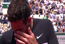 Giọt nước mắt của Del Potro khi lọt vào bán kết Roland Garros 2018 