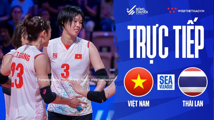 Lịch thi đấu trực tiếp bóng chuyền nữ Việt Nam SEA V League 2023 hôm