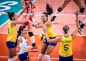 Bóng chuyền nữ Brazil quật ngã Trung Quốc sau 5 set kịch tính