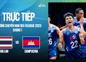 Link trực tiếp bóng chuyền nam SEA V.League hôm nay 13/7: Thái Lan vs Campuchia