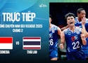 Link trực tiếp Chung Kết bóng chuyền nam SEA V.League hôm nay 20/7: Thái Lan vs Indonesia