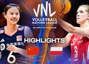 Link trực tiếp Tứ kết bóng chuyền VNL 2025 hôm nay: Trung Quốc vs Ba Lan