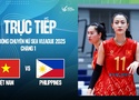 Link trực tiếp bóng chuyền nữ SEA V.League hôm nay 2/8: Việt Nam vs Philippines
