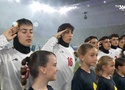 Cầu thủ nữ Iran hát quốc ca, thực hiện kiểu chào đặc biệt ở Asian Cup 2026