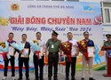 21 đội tranh tài sôi nổi giải bóng chuyền Công an thành phố Đà Nẵng 2026