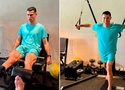 Hình ảnh ấn tượng mà Cristiano Ronaldo chia sẻ về việc tập luyện ở tuổi 41
