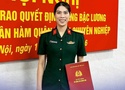 Lâm Oanh được thăng quân hàm Thiếu tá, cột mốc mới trong sự nghiệp chuyền hai hàng đầu Việt Nam
