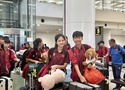 U17 nữ Việt Nam về nước sau hành trình chưa trọn vẹn tại châu Á