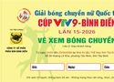 Công bố mức giá vé chính thức cúp VTV9 - Bình Điền 2026