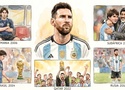 Messi sẽ tham dự kỳ World Cup thứ sáu của mình với 4 kỷ lục hứa hẹn bị phá vỡ