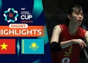 Highlight bóng chuyền AVC Cup 2026: Việt Nam vs Kazakhstan 5 set nghẹt thở