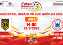 Link xem trực tiếp futsal HDBank VĐQG 2026: Sài Gòn Titans vs Tân Hiệp Hưng