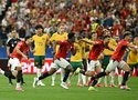 Ai Cập lần đầu thắng trận knock-out World Cup sau loạt luân lưu trước Australia