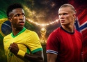 Dự đoán World Cup 2026 trận Brazil vs Na Uy, 03h00 ngày 6/7