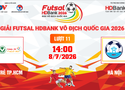 Link xem trực tiếp futsal HDBank VĐQG 2026: Trẻ TPHCM vs Hà Nội