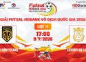 Link xem trực tiếp futsal HDBank VĐQG 2026: Sài Gòn Titans vs Luxury Hạ Long