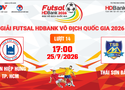 Link xem trực tiếp futsal HDBank VĐQG 2026: Tân Hiệp Hưng vs Thái Sơn Bắc