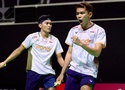 Số 3 đôi nam thế giới Fajar Alfian và Muhammad Shohibul Fikri vào tứ kết giải cầu lông Singapore Open 2026