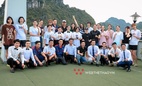 Đội tuyển bóng chuyền nữ Việt Nam "quẩy hết mình" trên du thuyền 5 sao tại Quảng Ninh