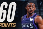 Ghi 60 điểm phá kỷ lục CLB, De'Aaron Fox vẫn thua đau trận đấu OT nghẹt thở trước Anthony Edwards