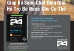 Herbalife 24 Hydrate Hương cam giúp bù nước, bù điện giải