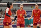 Kiều Trinh, Bích Thuỷ toả sáng trong ngày tuyển bóng chuyền nữ Việt Nam ra quân AVC Nations Cup