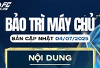 Cập nhật thời gian bảo trì FC Online hôm nay 4/7