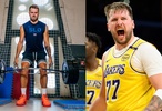 Luka Doncic xuất hiện với ngoại hình siêu ốm sau màn "độ body" trong mùa hè