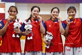Đội tuyển bóng rổ 3x3 nữ Việt Nam tiến sâu ở Cúp Chiến Thắng 2023: Cạnh tranh với những cái tên hàng đầu