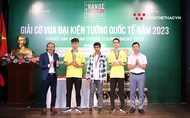 Kỳ thủ Việt Nam vô địch bảng kiện tướng FIDE ở Giải cờ vua quốc tế Hà Nội năm 2023