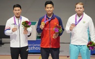 Bộ trưởng Bộ VHTTDL chúc mừng huy chương vàng đầu tiên của Việt Nam ở ASIAD 19