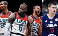 Kết quả bốc thăm bóng rổ Olympic 2024: Dàn sao tuyển Mỹ chạm trán Nikola Jokic ngay trận đầu