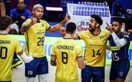 Lịch thi đấu bóng chuyền nam VNL 2025 ngày 15/6: Tâm điểm Brazil vs Slovenia