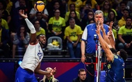 Lịch thi đấu bóng chuyền nam VNL 2025 ngày 14/6: Tâm điểm Ukraine vs Brazil
