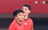 Thua U22 Việt Nam, U22 Trung Quốc lại gây sốc trước U22 Hàn Quốc