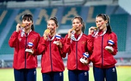 Những “cô gái vàng” 4x400m tiếp sức nữ suýt phá kỷ lục SEA Games