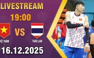 Link trực tiếp bóng chuyền SEA Games 33 hôm nay 16/12: Việt Nam vs Thái Lan
