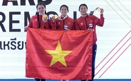 3 chị em ruột bùng nổ cùng mang về HCV cho thể thao Việt Nam tại SEA Games