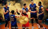 Thái Lan thắng nghẹt thở Indonesia, HCV bóng chuyền nam SEA Games đổi chủ