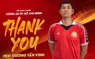 Công An Tp,Hồ Chí Minh chia tay HLV Dương Tấn Vinh