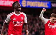 Bukayo Saka được trả lương cao nhất Arsenal sau khi ký hợp đồng mới