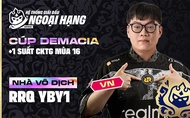 Tuyển thủ Việt Nam YBY1 vô địch Demacia Cup DTCL Mùa 16 Esports