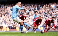 Haaland lập hat-trick, Man City vùi dập Liverpool ở tứ kết FA Cup