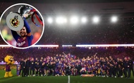 Messi gửi lời chúc mừng Barcelona ngay lập tức sau khi giành chức vô địch