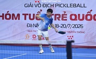 Hoàng "Samurai" vô địch U16 đơn nam Giải Vô địch Pickleball các nhóm tuổi trẻ Quốc gia 2026