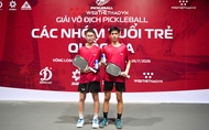 Nhà vô địch U18 đôi nam chia sẻ bí quyết sau chức vô địch tại Vòng loại 2