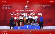 Bảng tổng sắp huy chương Vòng loại 2 Giải Vô địch Pickleball các nhóm tuổi trẻ Quốc gia 2026