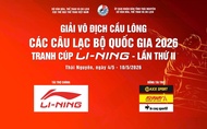 Lịch thi đấu Giải Vô địch Cầu lông các Câu lạc bộ Quốc gia năm 2026 ngày 04/05: Cú hích từ những con số kỷ lục