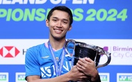 Jonatan Christie giành ngôi vô địch đơn nam lịch sử cho cầu lông Indonesia ở All England Open 2024