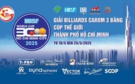 Lịch thi đấu billiard carom 3 băng TPHCM World Cup năm 2025 mới nhất ngày 19/05